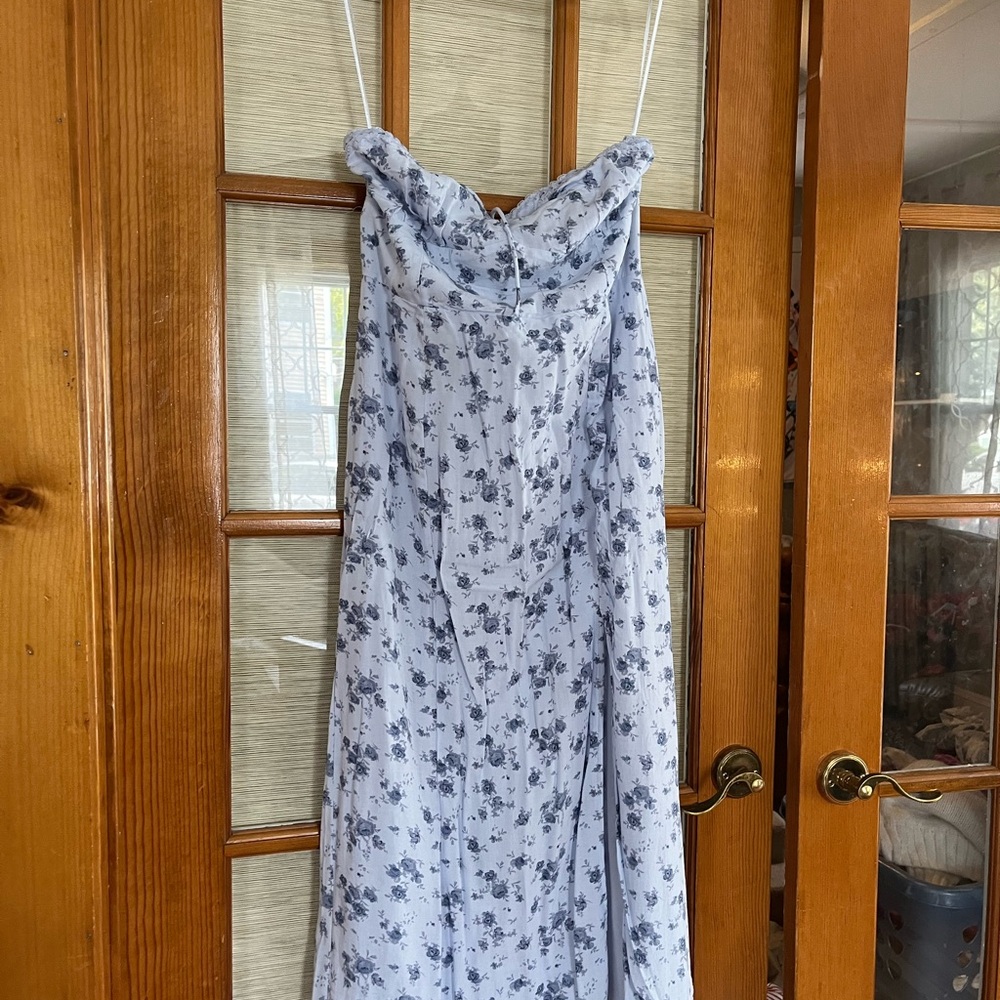 Floral Print Spaghetti Strap Dress